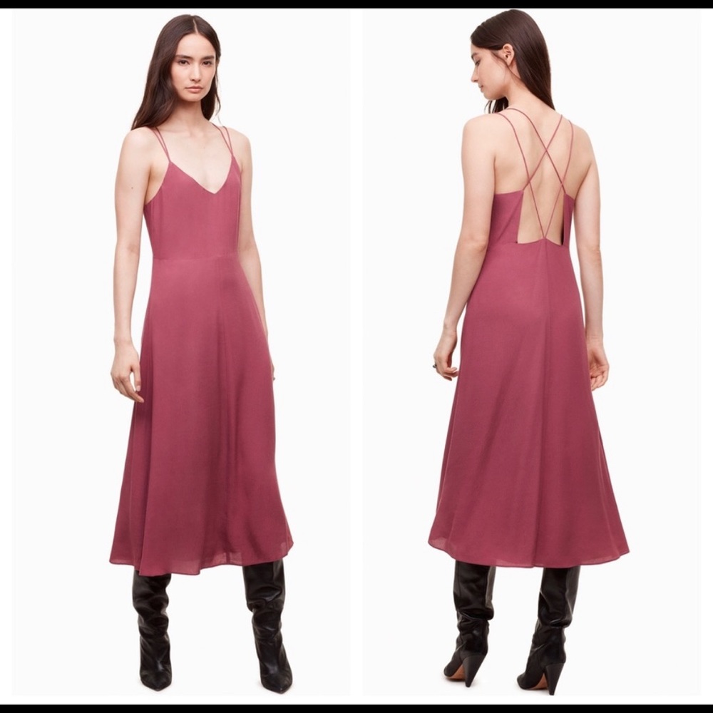 ✨HOST PICK✨ Aritzia Wilfred Angelique Midi Dress